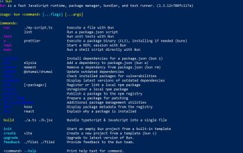 Cara Install, Perintah Dasar dan Contoh Penggunaan Bun untuk Web Project Next.JS